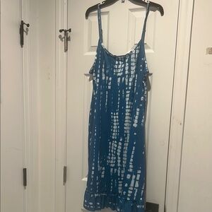 Blue and White Tie-Dye Dress (NIP)
